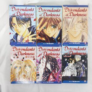 Descendants Of Darkness Manga Book Lot By Yoko Matsushita Volumes 1-3, 6-8